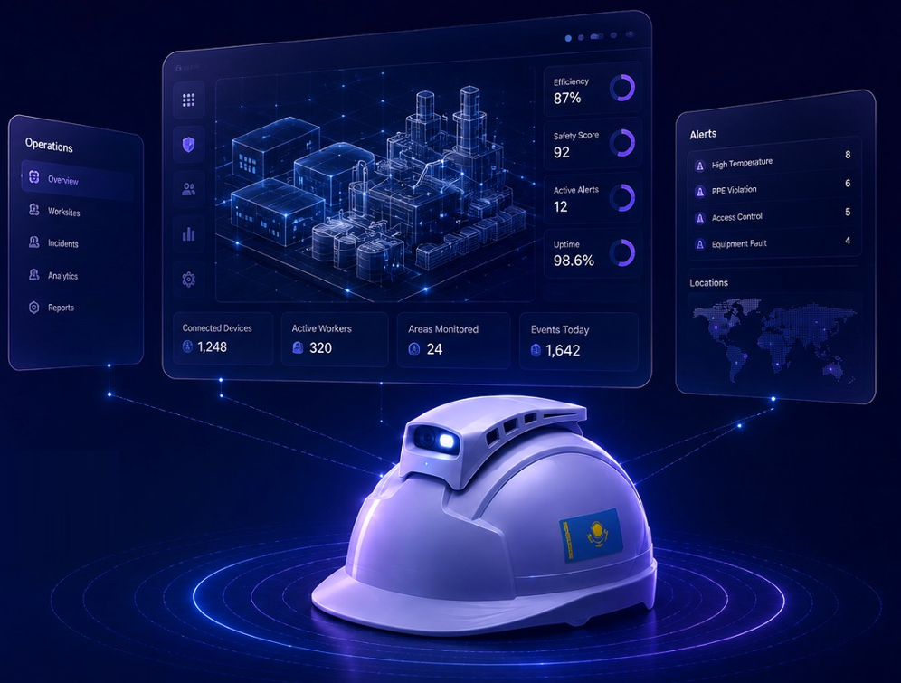 Платформа Best Vision на строительной площадке: умная каска, дашборды и 3D-модель объекта